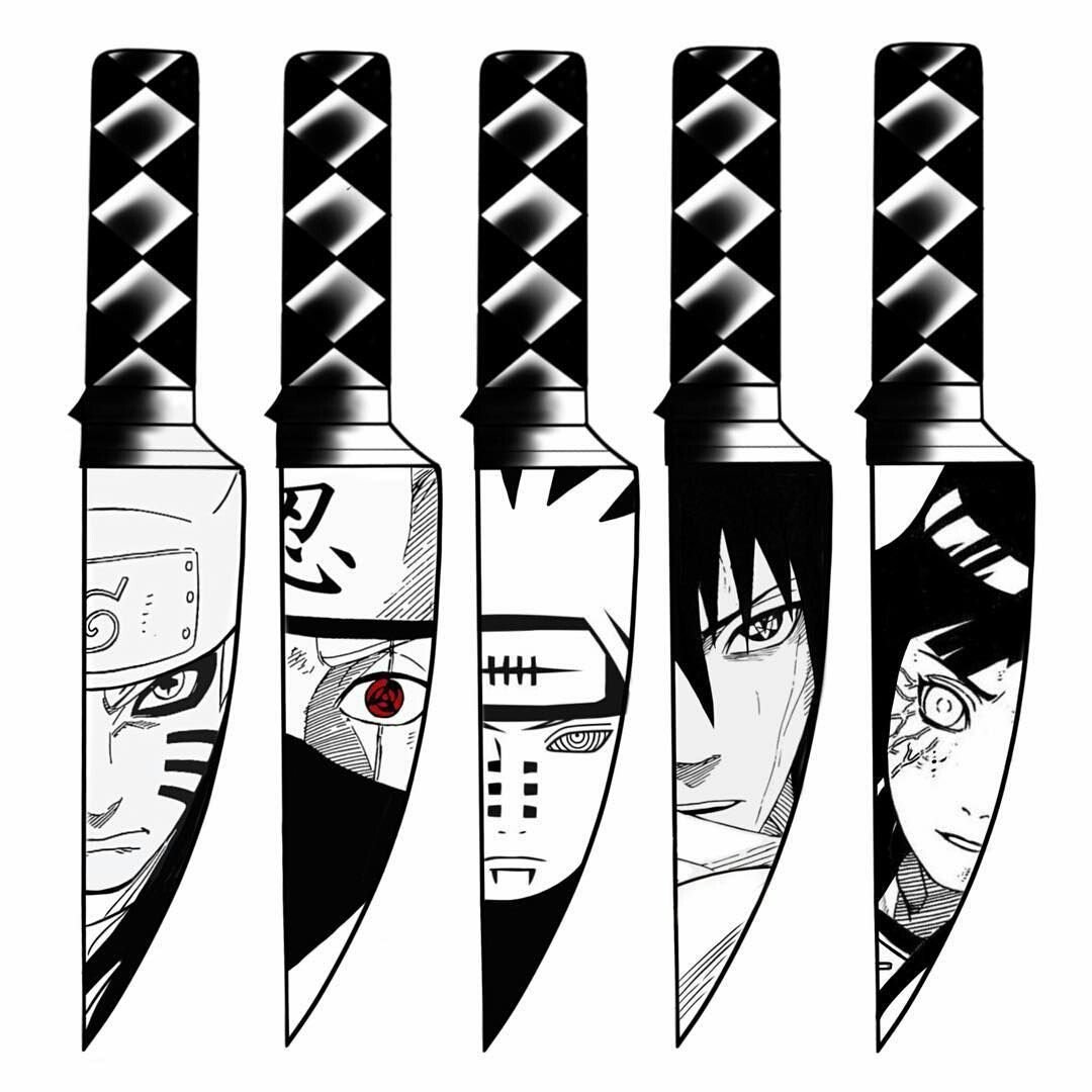 Кунай Какаши тату