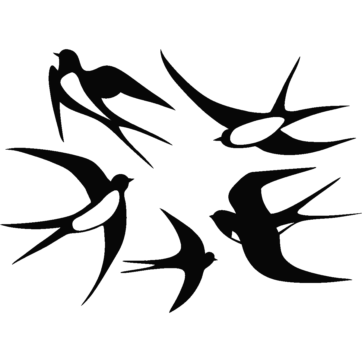 Ласточка рисунок