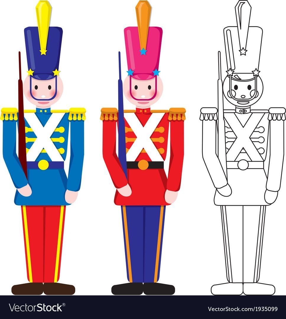 Деревянные солдатики раскраска