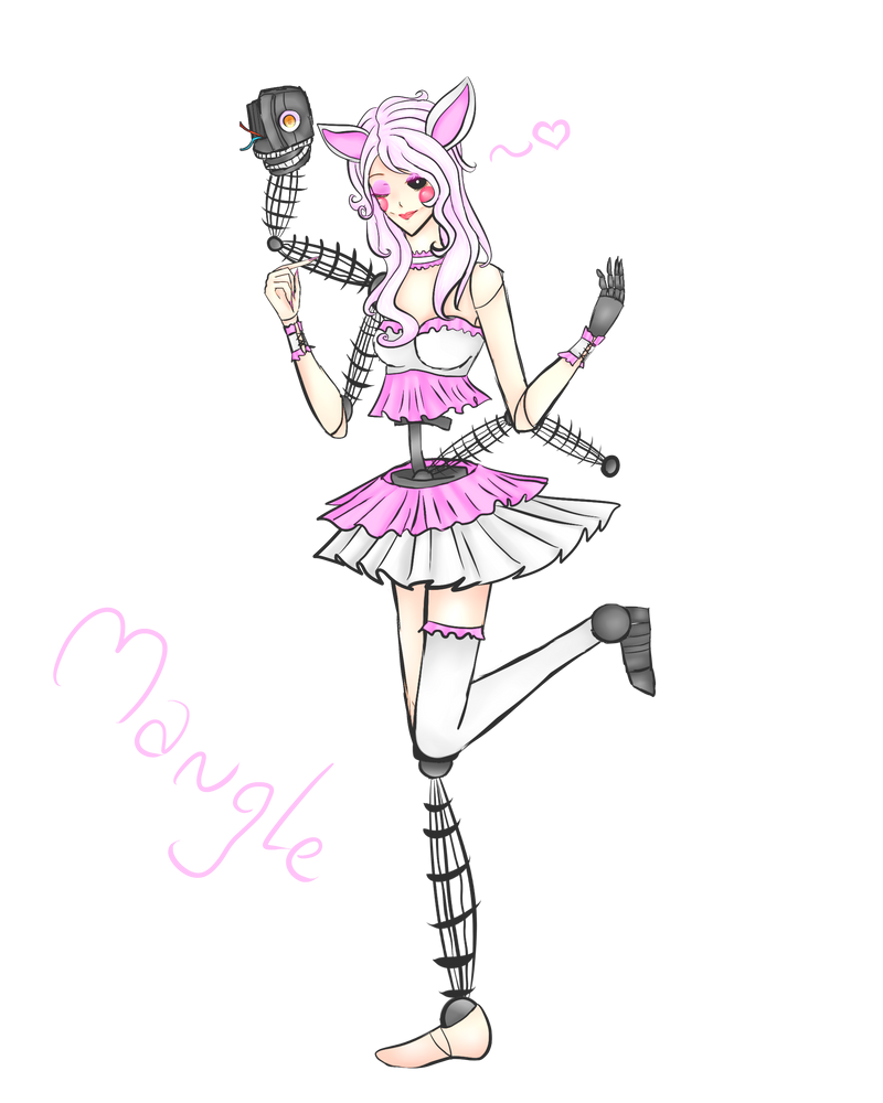 Рисунки Мангл в виде человека