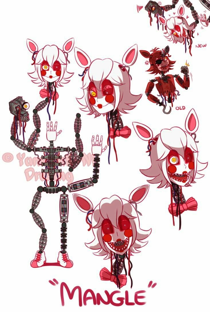 Мангл ФНАФ 2