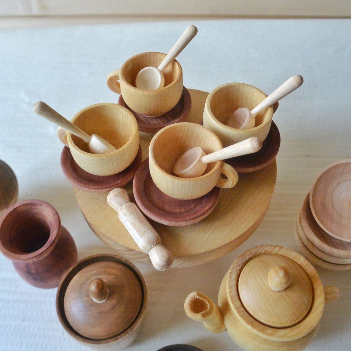 Современная деревянная посуда