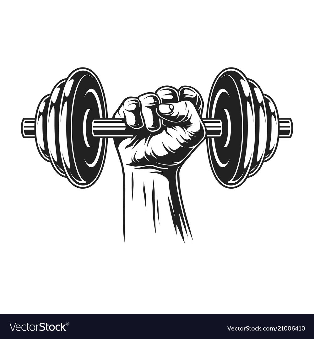 Тату гантель