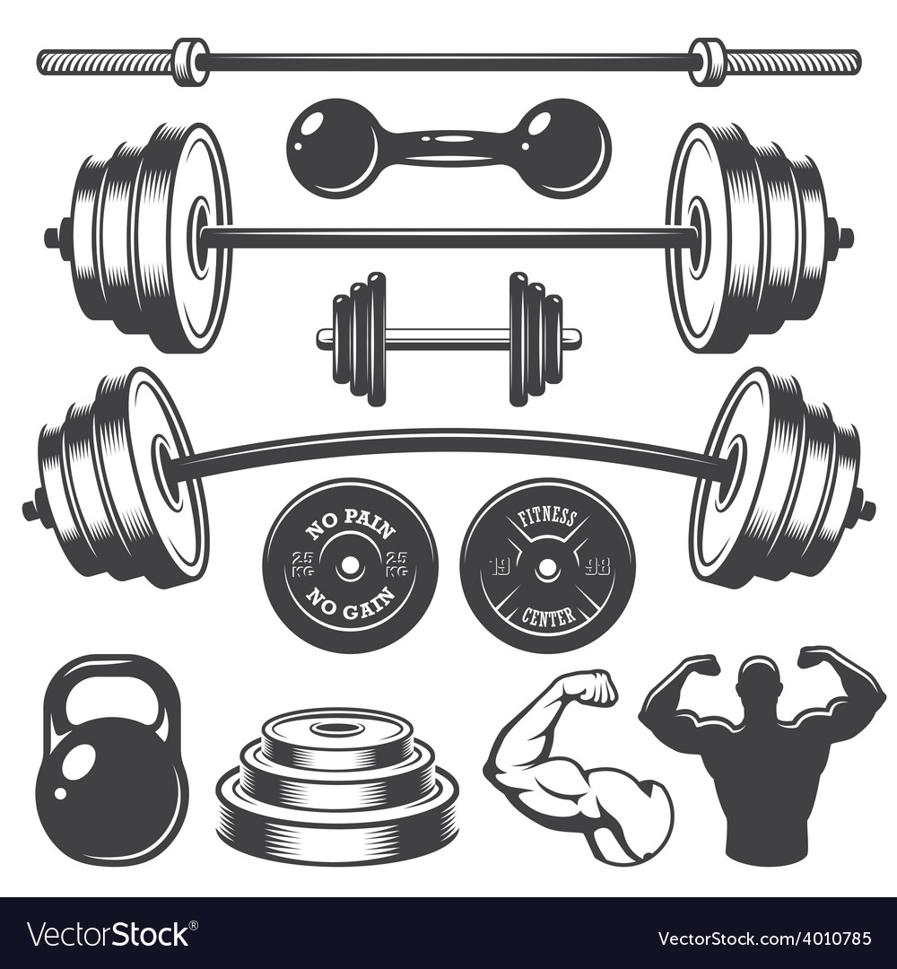 Штанга нарисованная