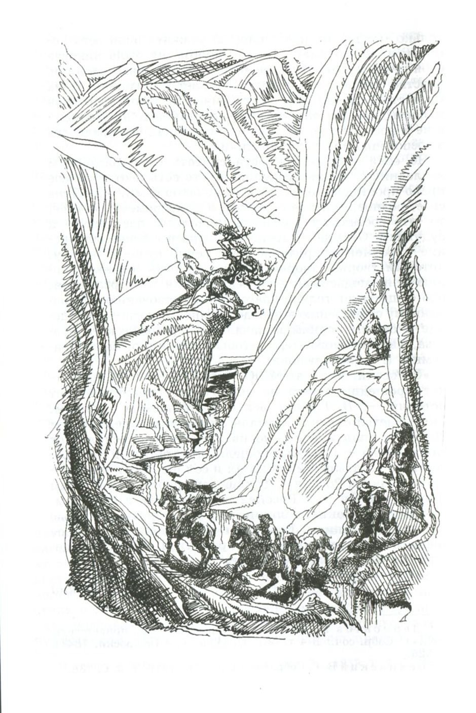 Мцыри зарисовка легкая