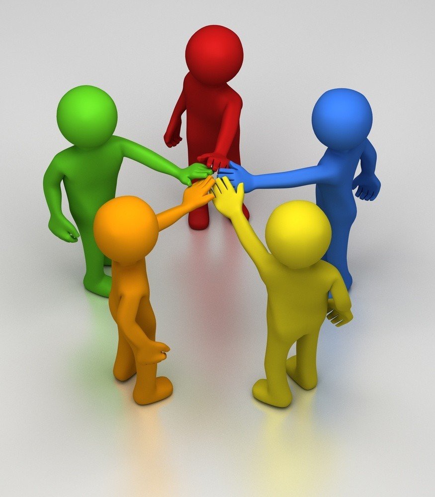 Разноцветные человечки