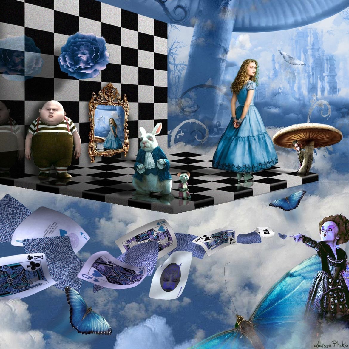 Алиса в стране чудес тим Бертон