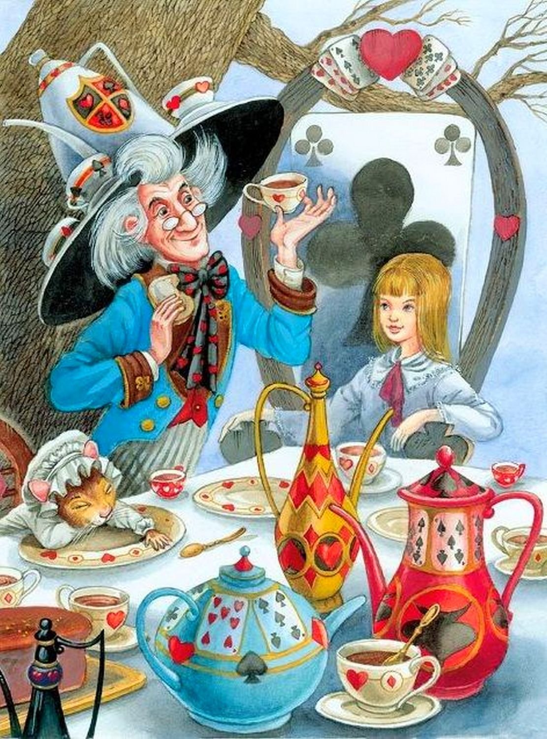 Максим Митрофанов Алиса в стране чудес иллюстрации