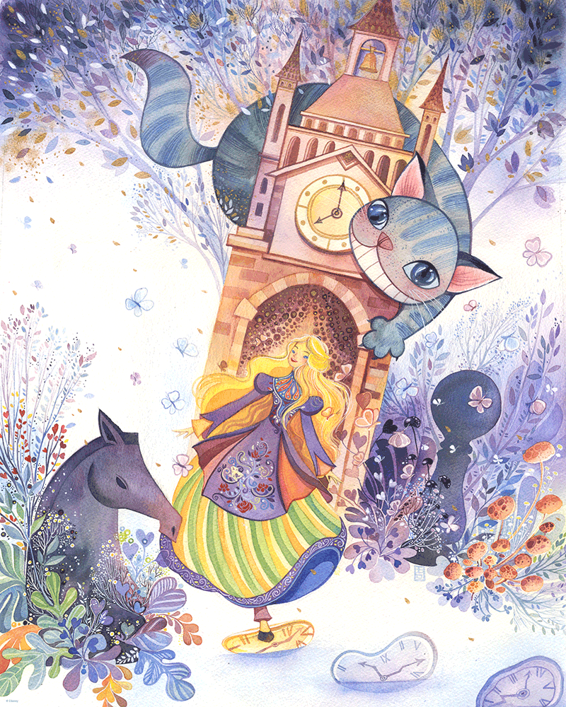 Алиса в Зазеркалье иллюстрации