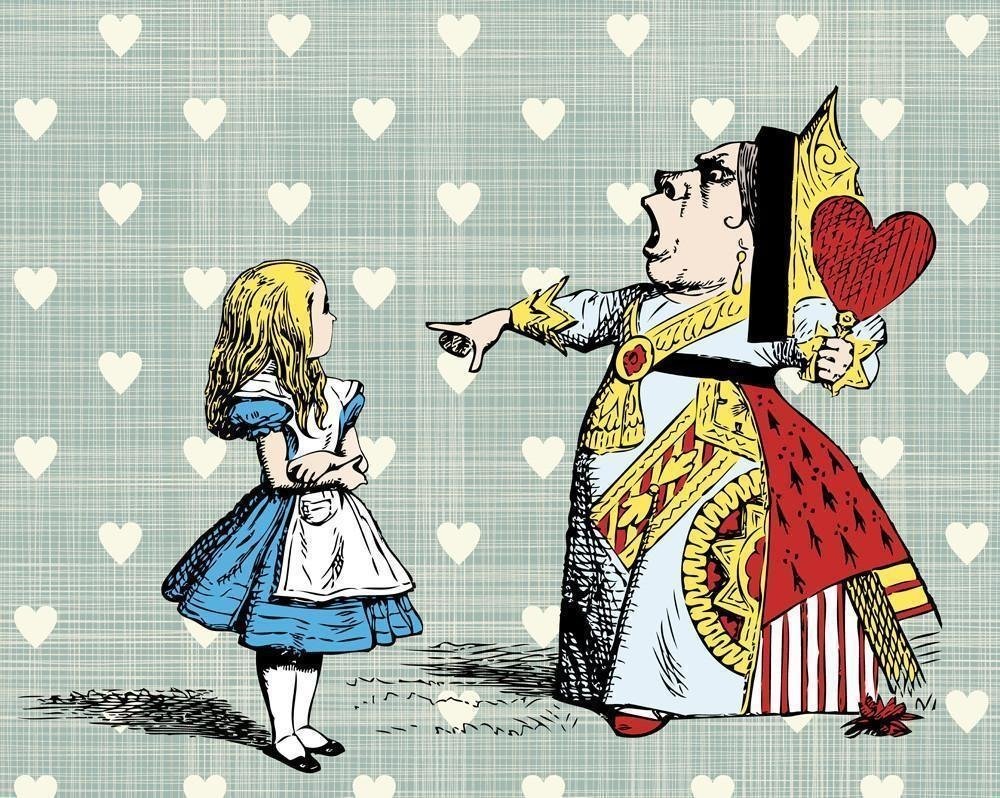 Червонные Король и Королева Алиса в стране чудес