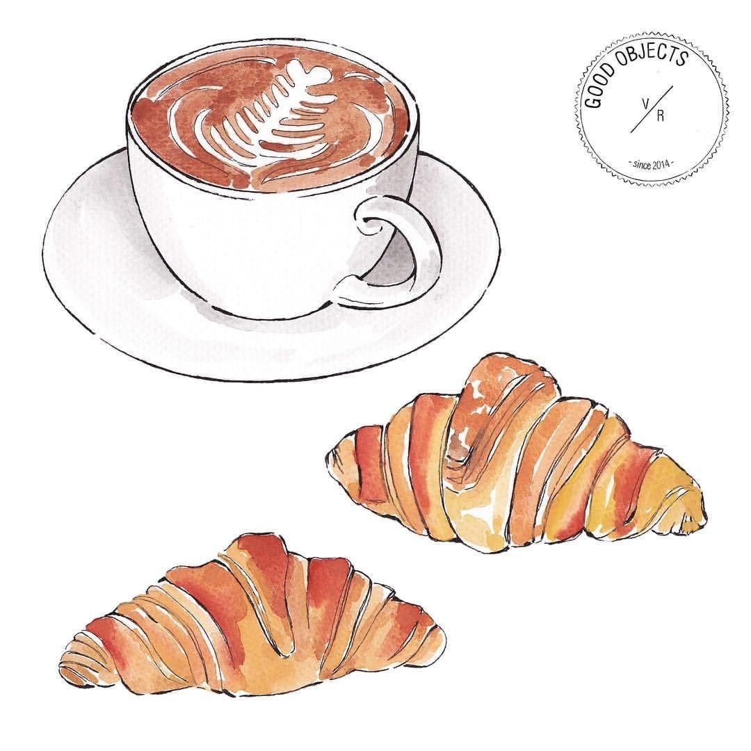 Круассан значок