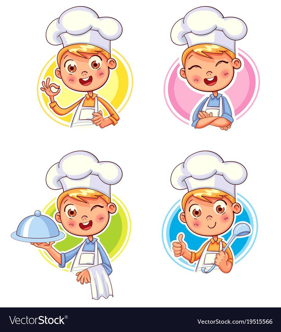 Фон с поваренком для детского сада