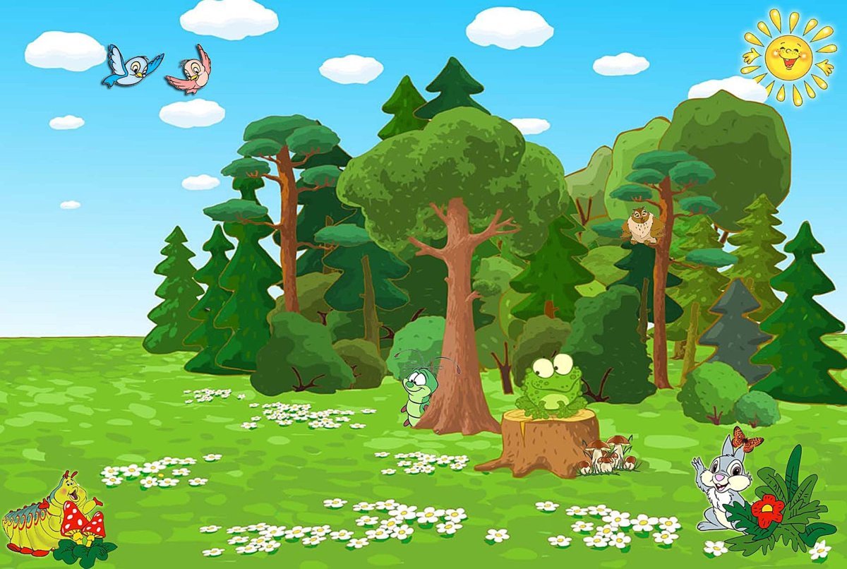 Мультяшный пейзаж