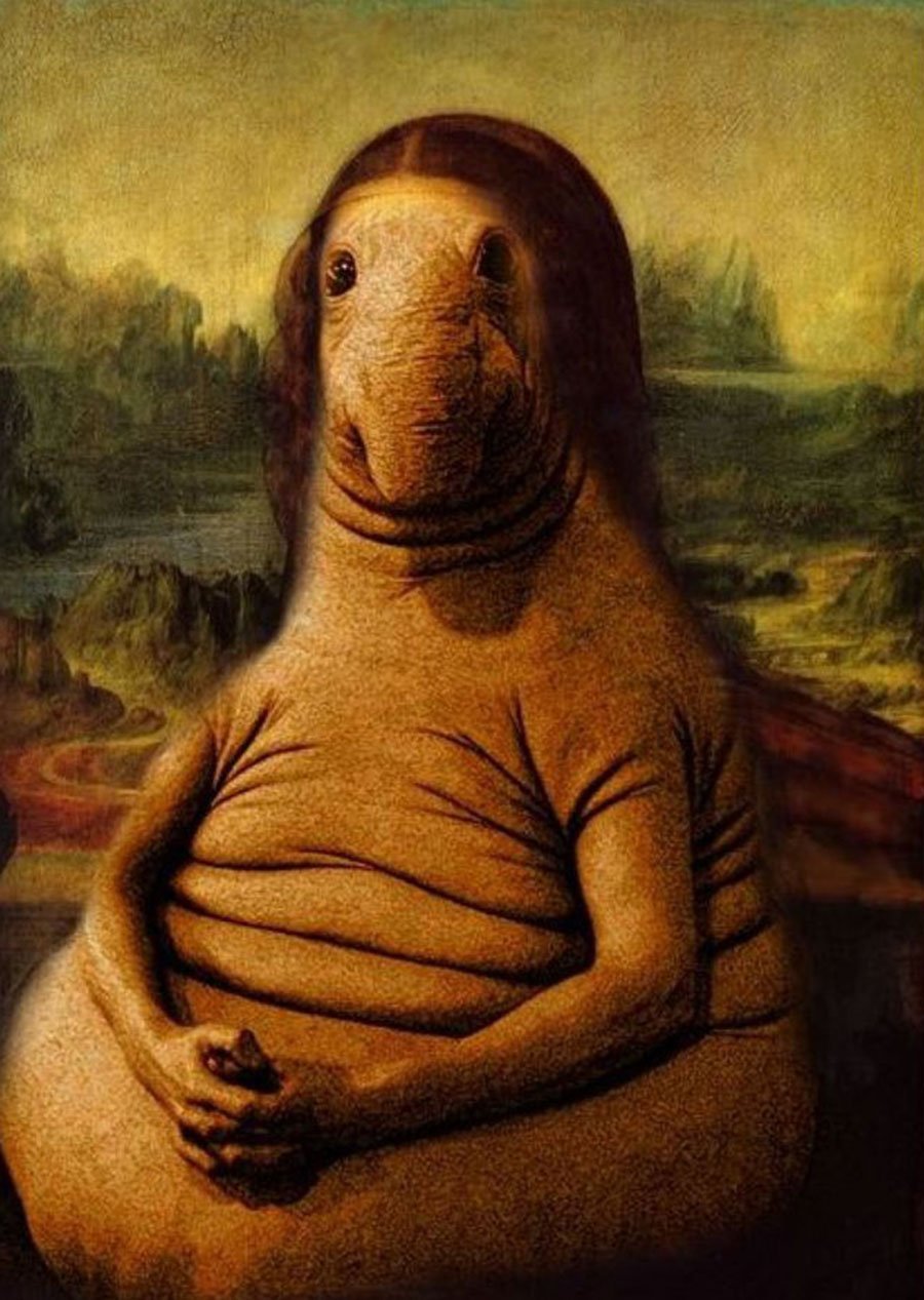 Девочка Ждун Мона Лиза