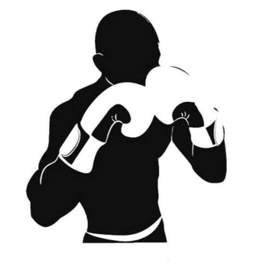 Трафарет боксера