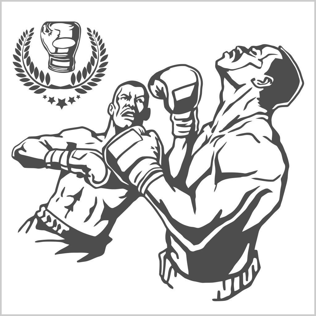 Бокс векторный рисунок