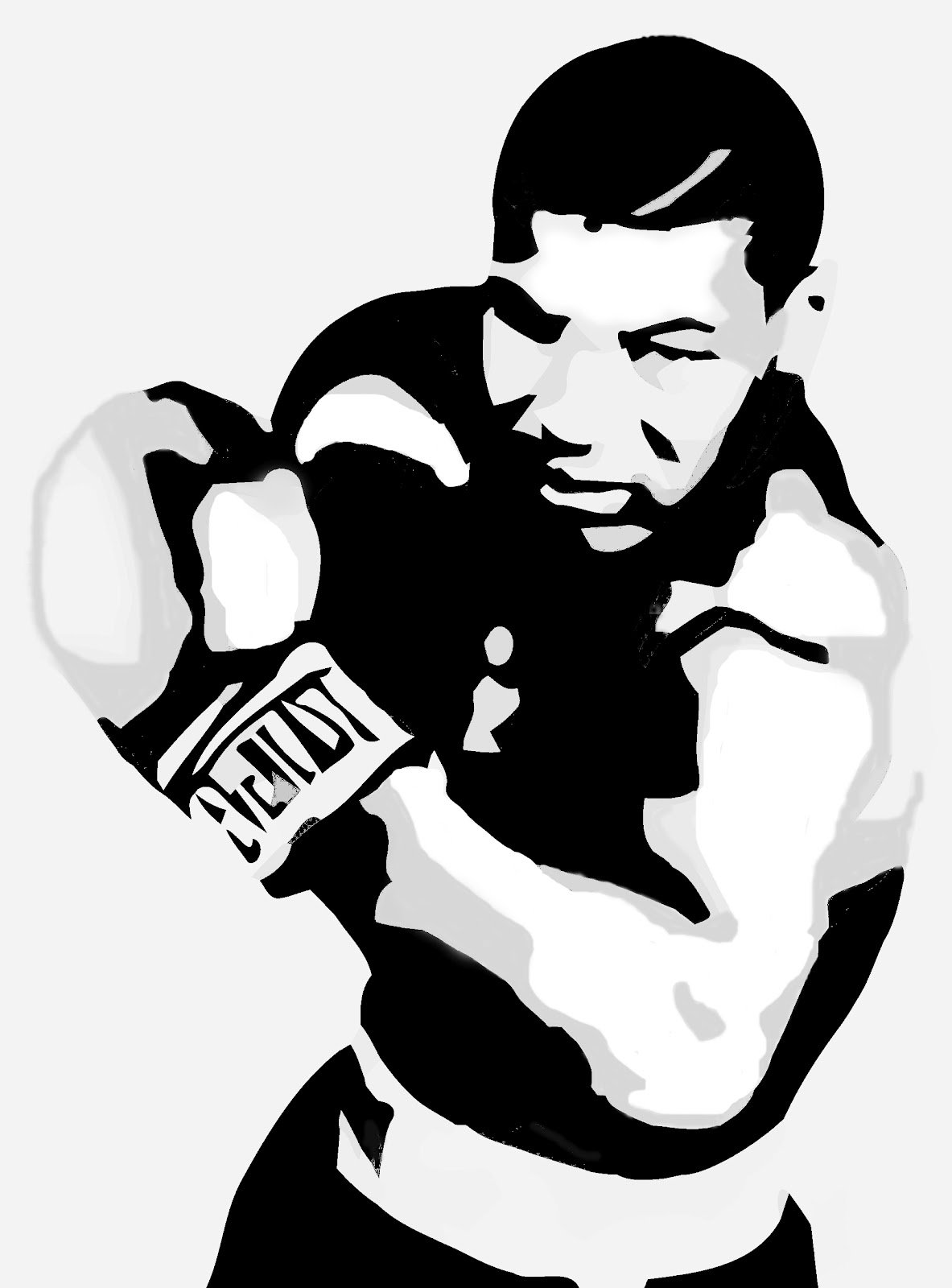 Вектор боксер Тайсон