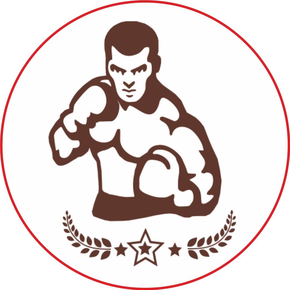 Векторная Графика боксер спортсмен