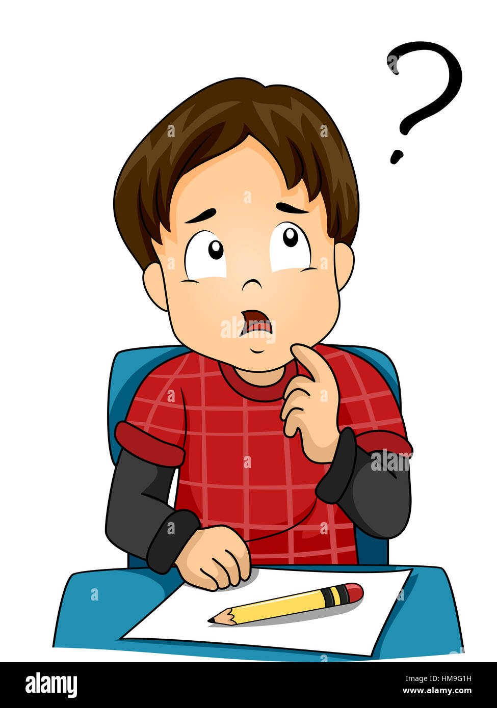 Задумчивый мальчик