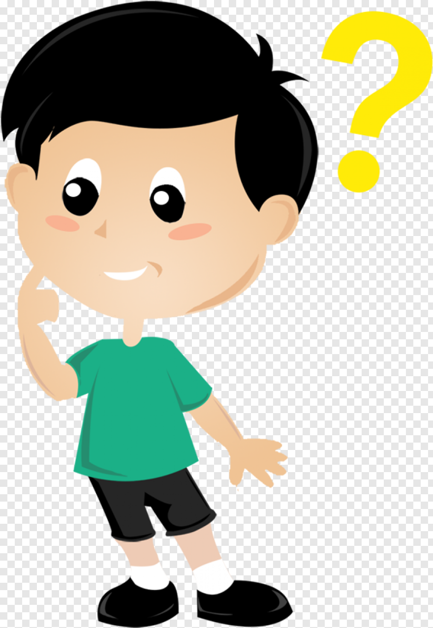 Мальчик думает