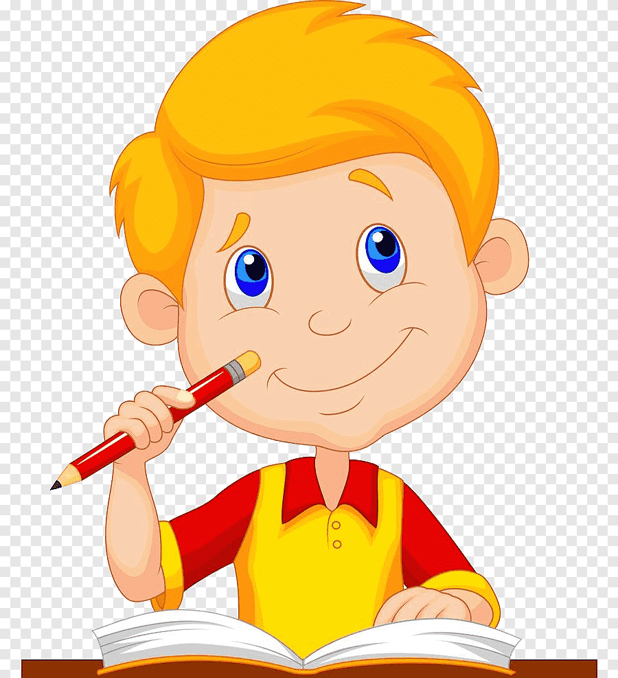 Ученик думает