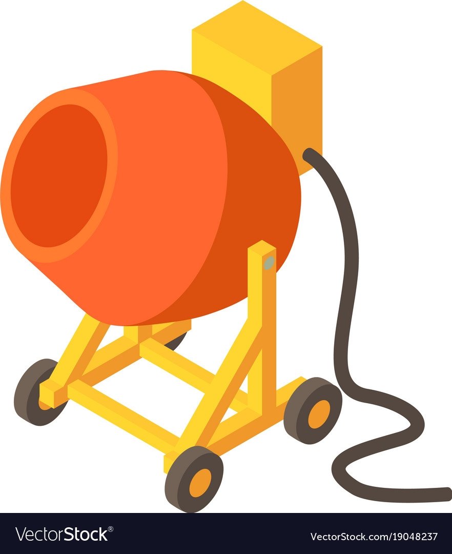 Бетономешалка мультяшный