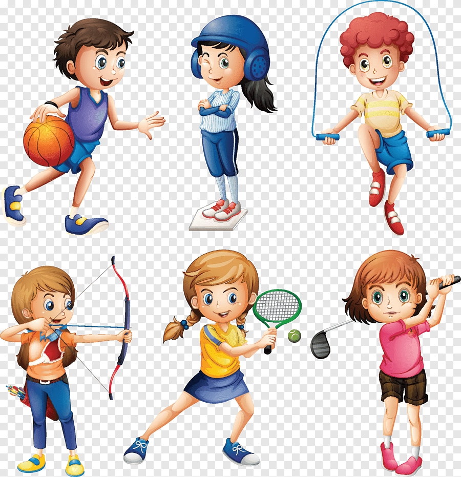 Дети занимаются спортом для детей