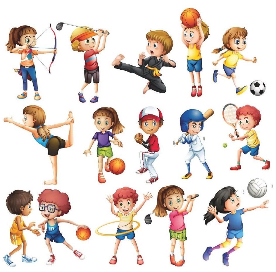 Виды спорта иллюстрация