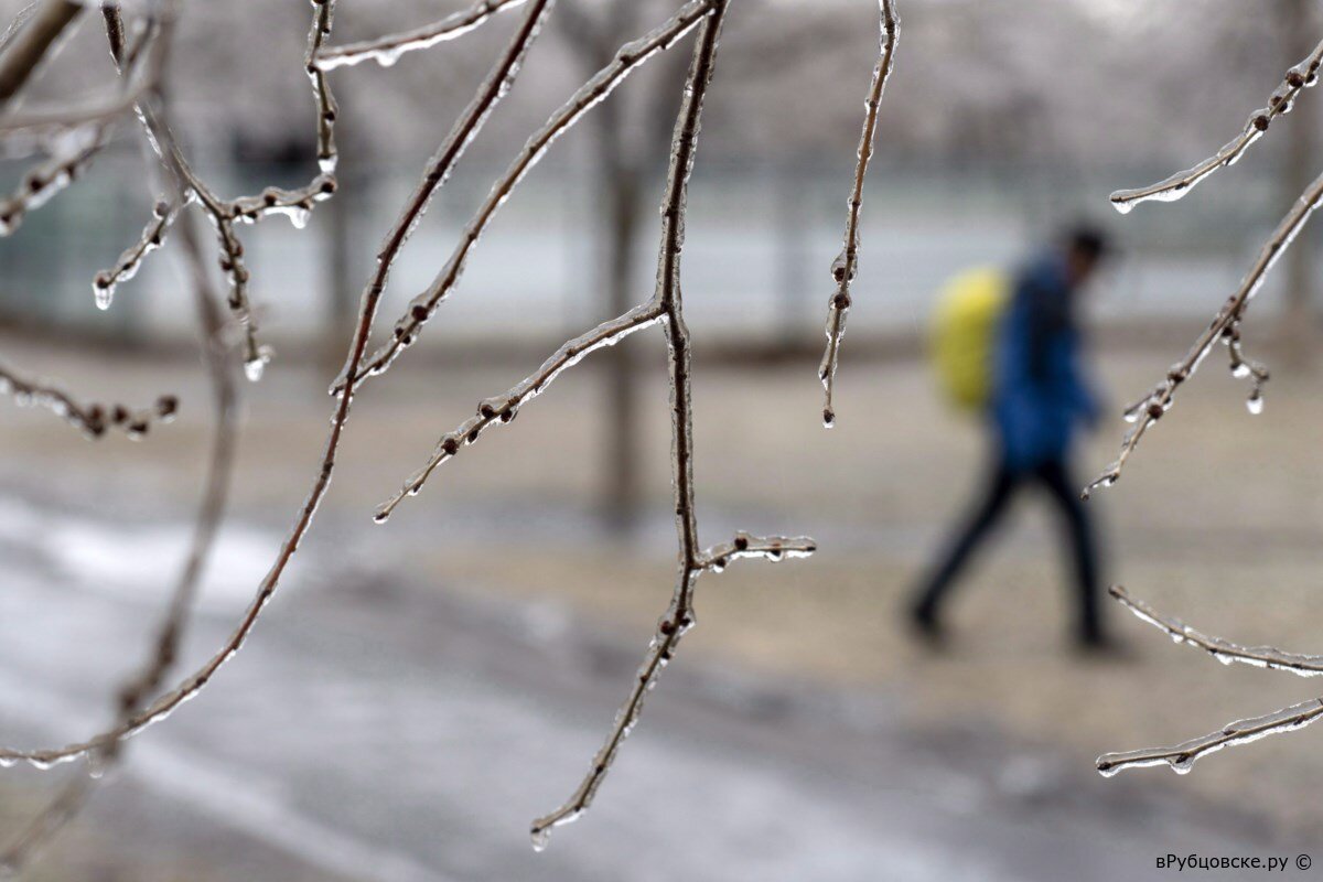 Мокрый снег гололед