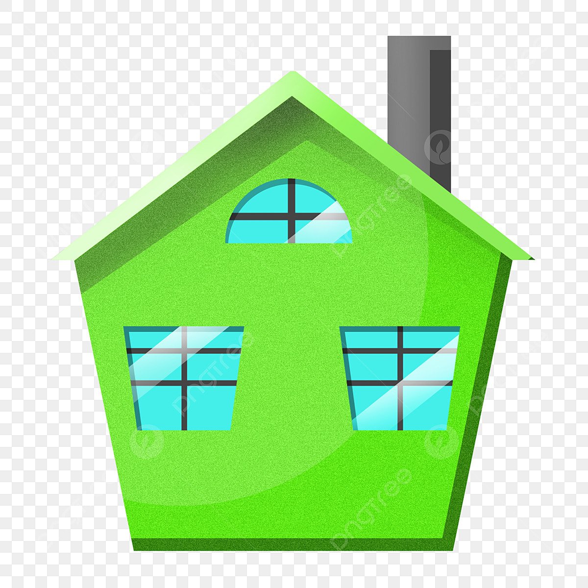 Зеленый домик