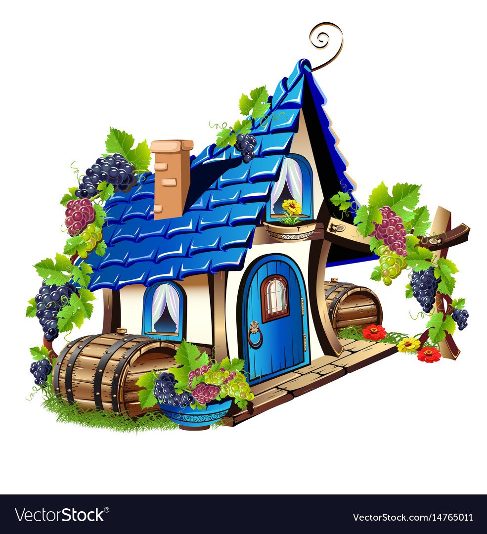 Домик из травы