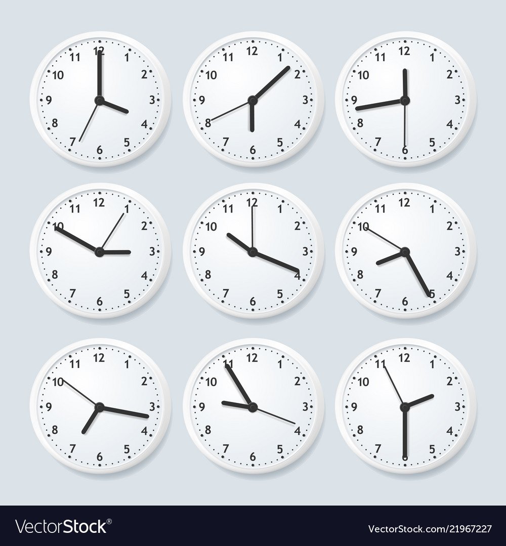 Настенные часы с кукушкой вектор