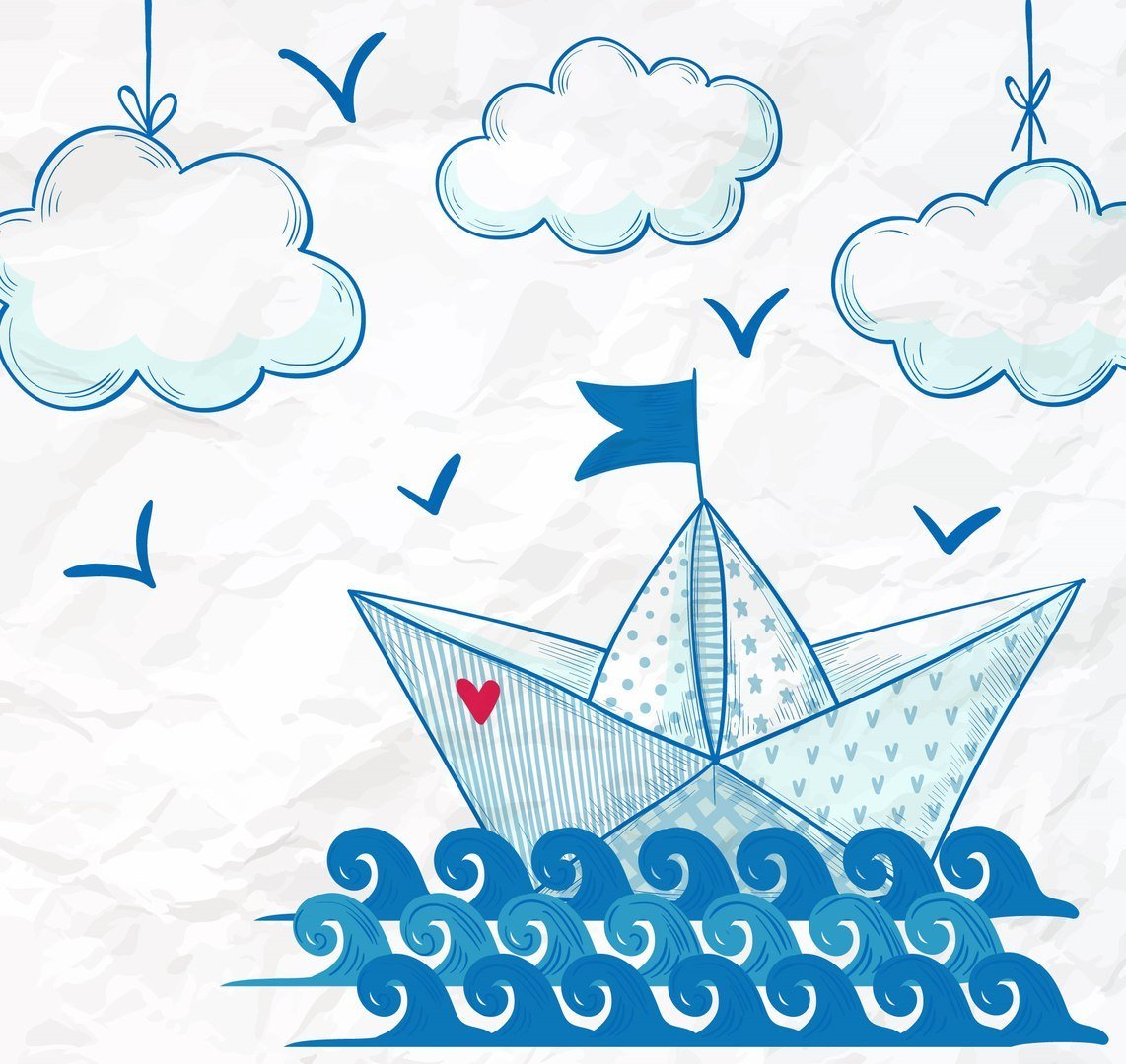 Бумажный кораблик