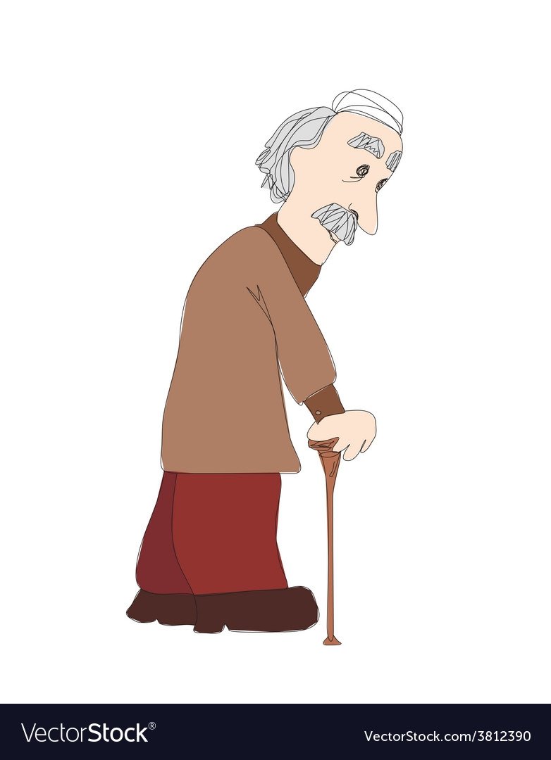 Пожилые мультяшные