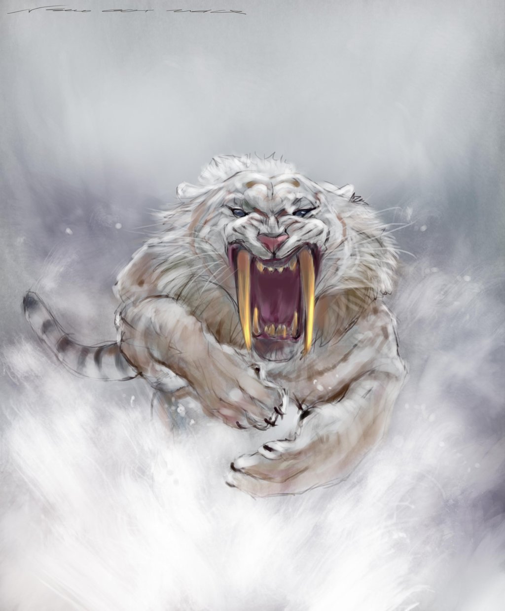 Саблезубый тигр Махайрод