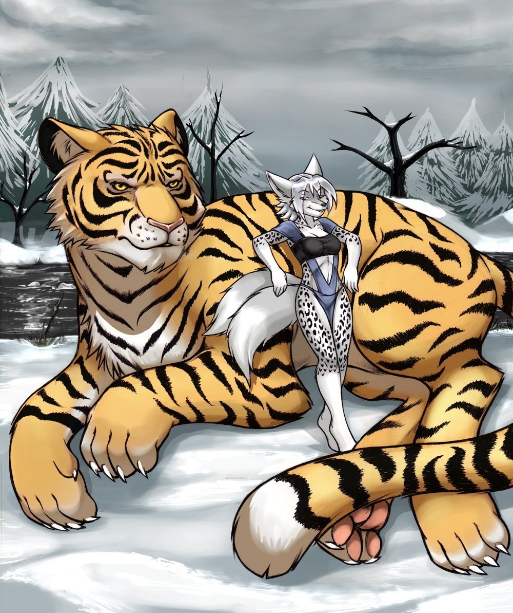 Лео и тигр Саблезубый тигр