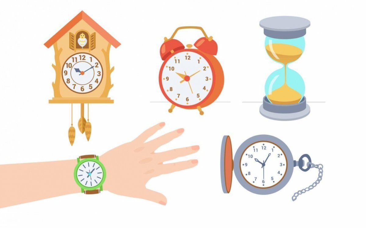 Части часов для детей