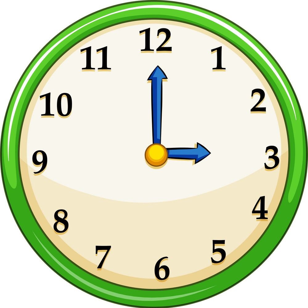 Часы на три часа мультяшные