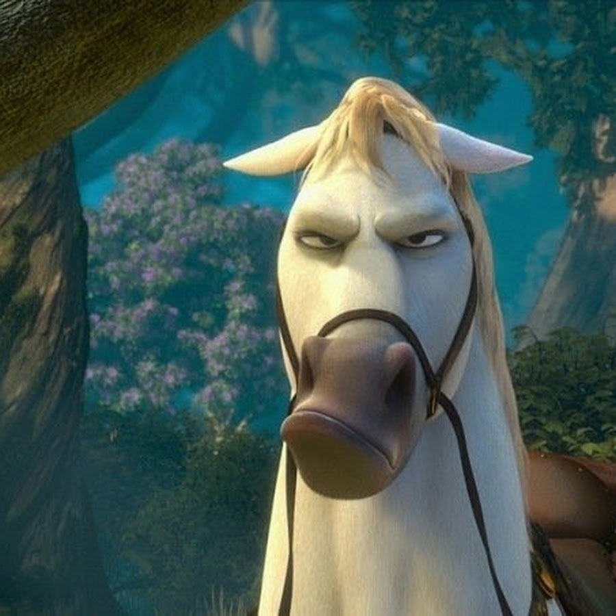 Рапунцель лошадь Максимус