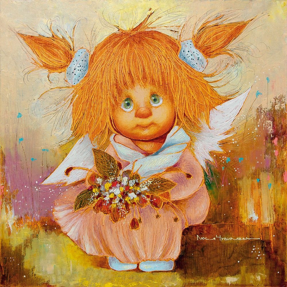 Ангелочек картина сувенир