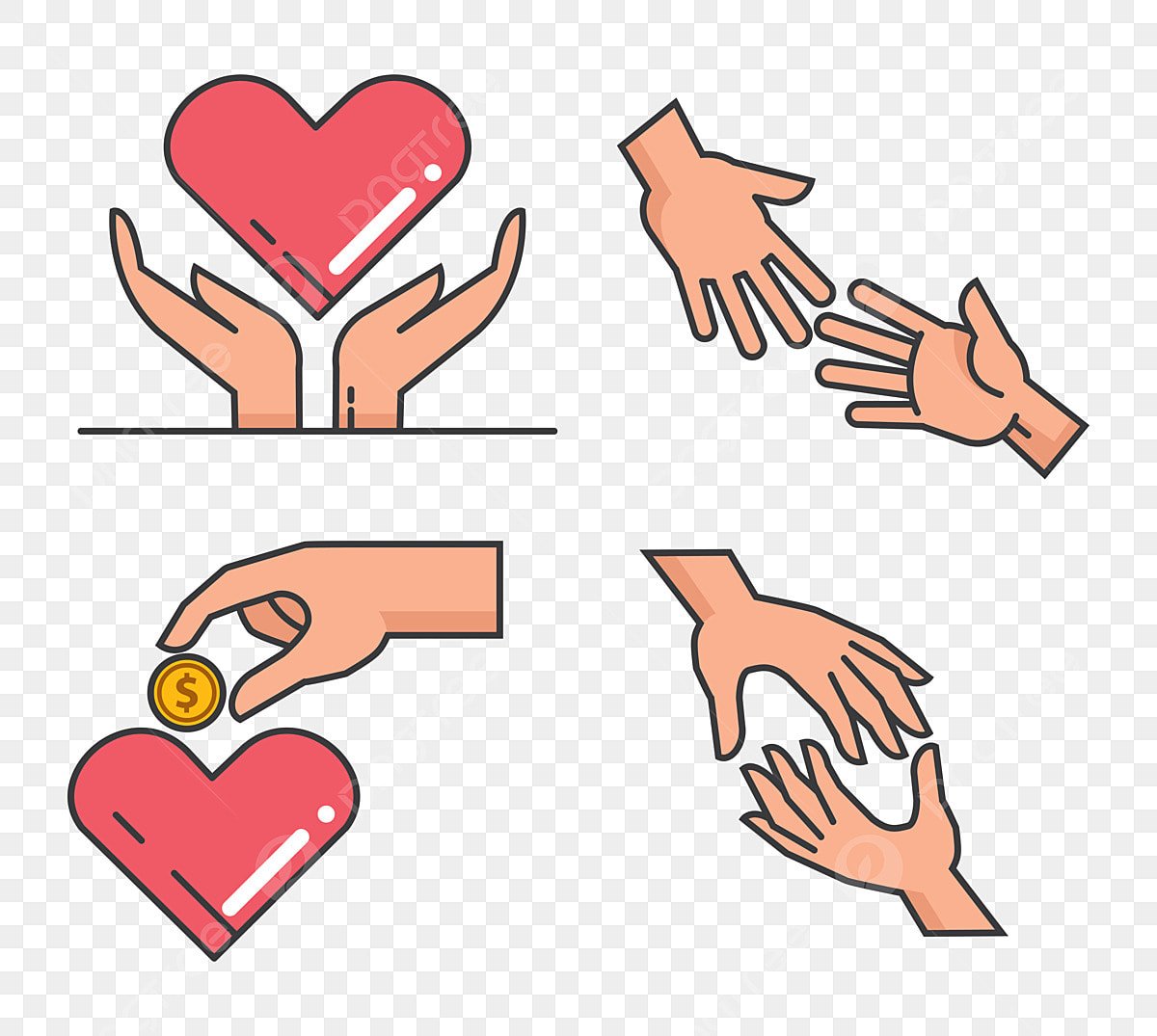 Благотворительность клипарт