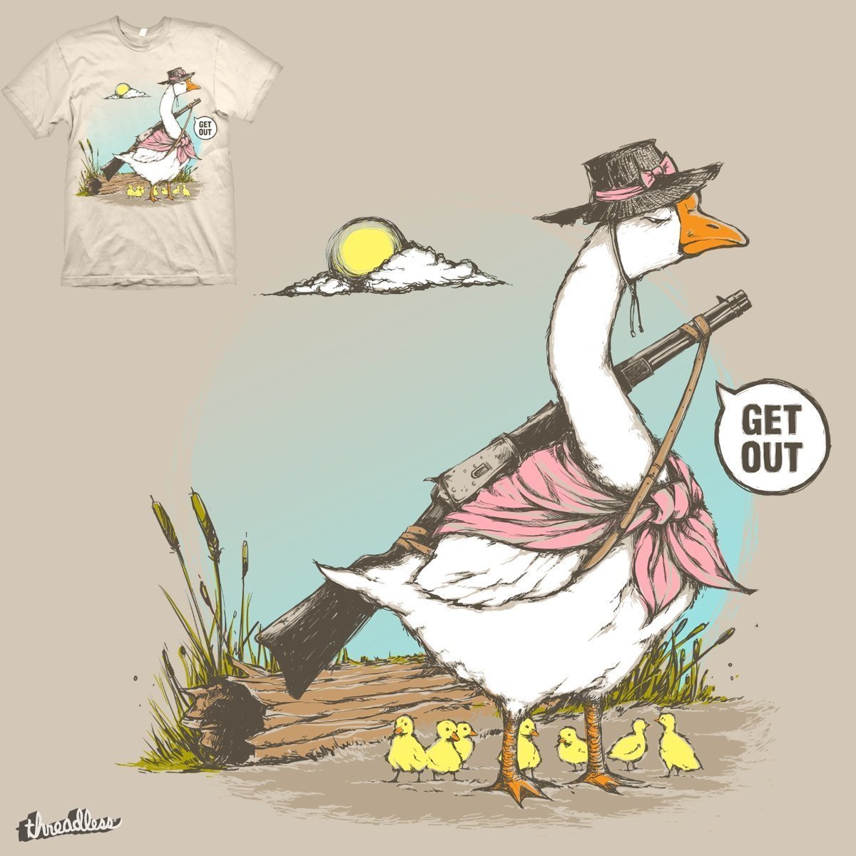 Открытка с днём рождения уточка