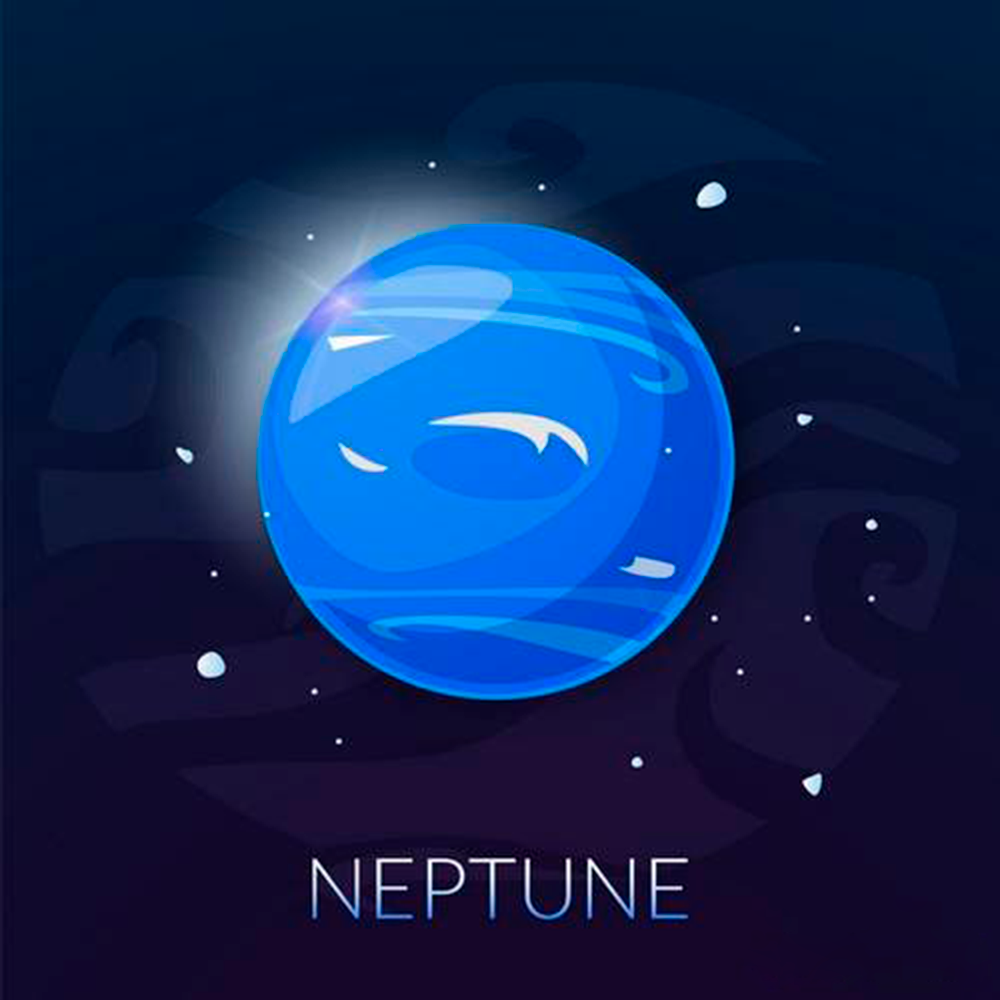 Нептун иллюстрация Планета