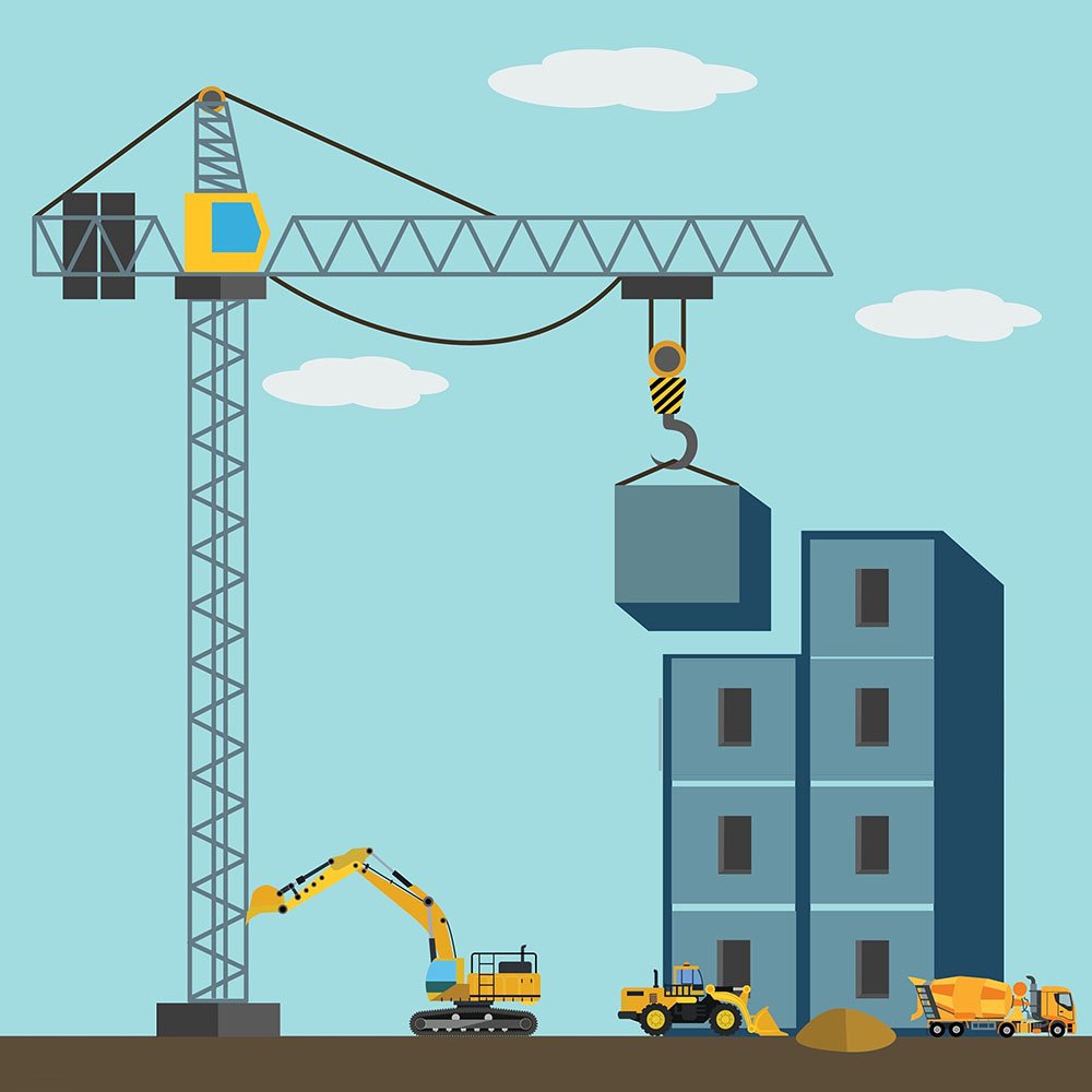 Стройка мультяшная