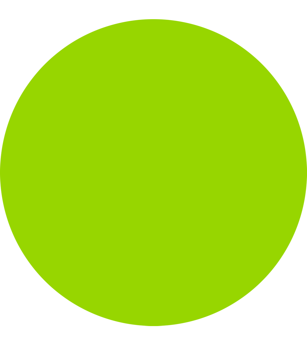 Стром обруч салатовый 80 см