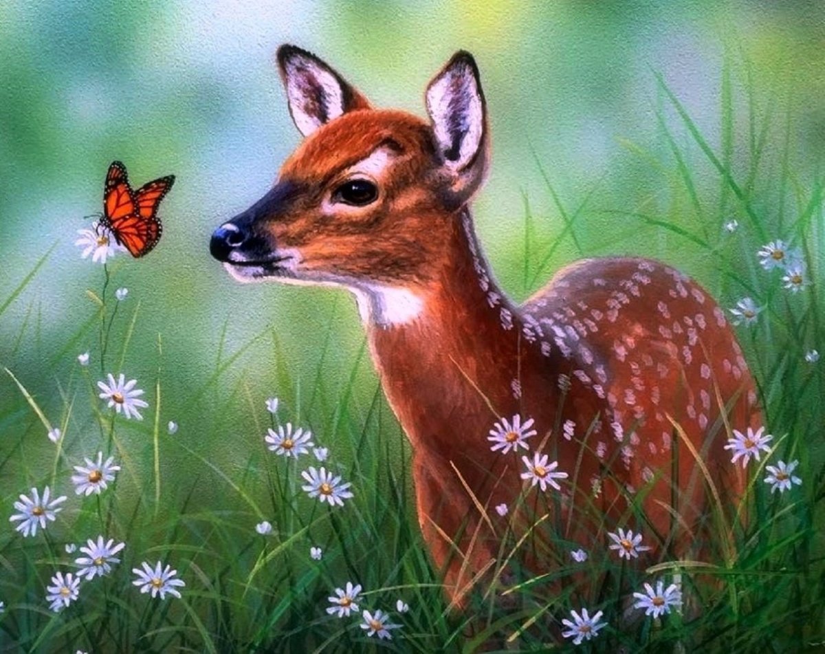 Картина Олененок