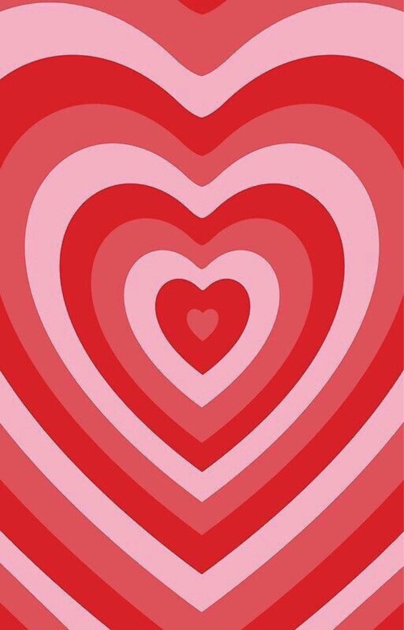 Бесконечные сердечки фон