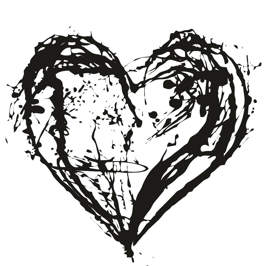 Рисунок разбитого сердца