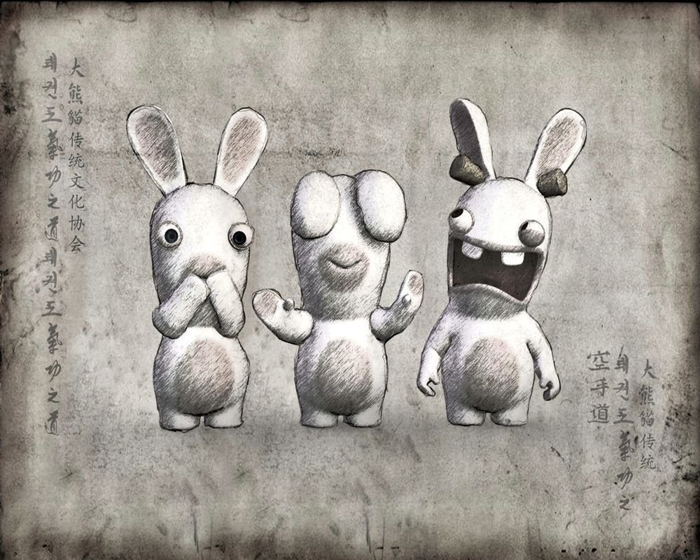 Бешеные кролики арты