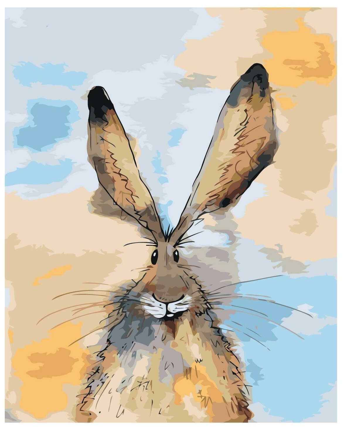 Акварельный заяц